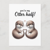 Je bent mijn Otter Half Briefkaart (Voorkant)