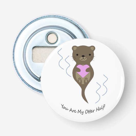 Je bent mijn Otter Half Button Flesopener (Voorkant)