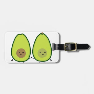 Je bent mijn PERFECT HALF, AVOCADO Bagagelabel