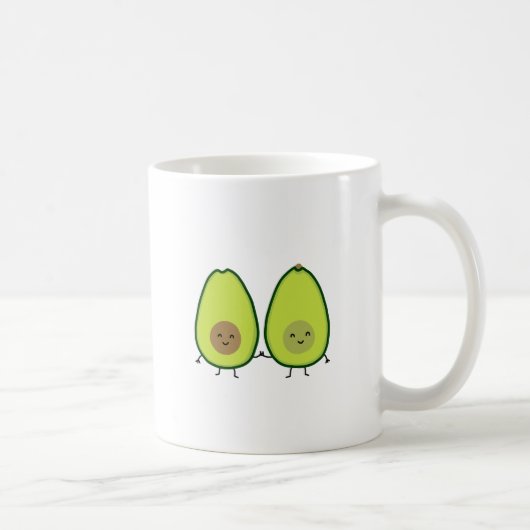Je bent mijn PERFECT HALF, AVOCADO Koffiemok (Rechts)