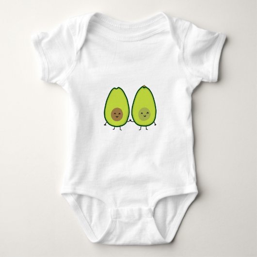 Je bent mijn PERFECT HALF, AVOCADO Romper (Voorkant)