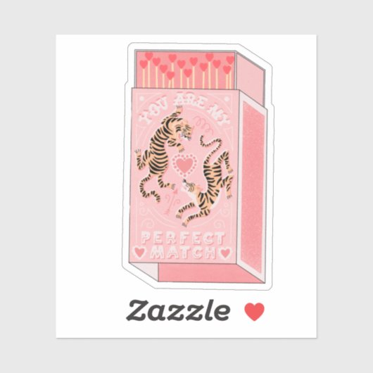 Je bent mijn perfecte maatdoos sticker (Vel)