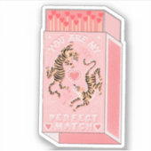 Je bent mijn perfecte maatdoos sticker (Voorkant)