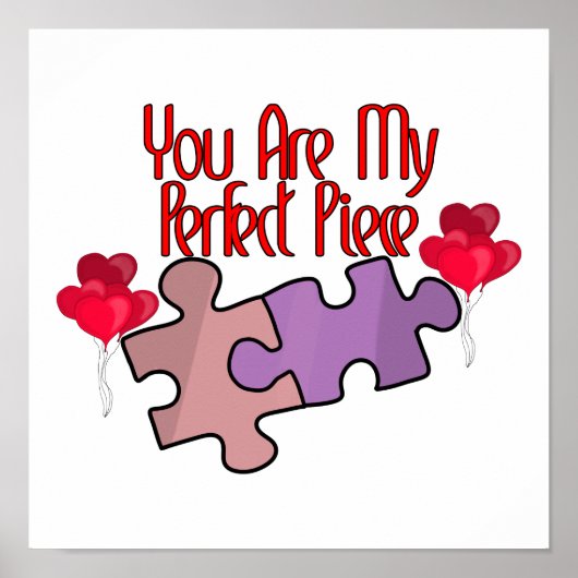 Je bent mijn perfecte stuk poster (Voorkant)