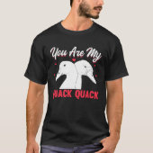 Je bent mijn quack quack verjaardagsluiers mum run t-shirt (Voorkant)