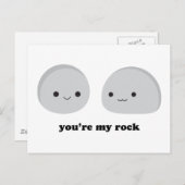 Je bent Mijn Rock Briefkaart (Voorkant / Achterkant)