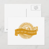 Je bent mijn Sunshine Banner Art Briefkaart (Voorkant / Achterkant)