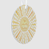 Je bent mijn Sunshine Custom Name Love Sweet Ornament (voorkant)