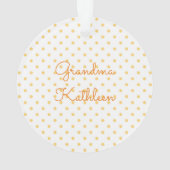 Je bent mijn Sunshine Custom Name Love Sweet Ornament (achterkant)