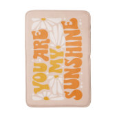 Je bent mijn Sunshine Groovy Grafisch Badmat (Voorkant Verticaal)