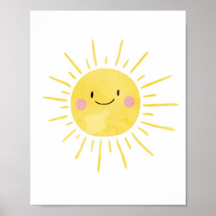 Je bent mijn Sunshine Nursery Print Baby shower