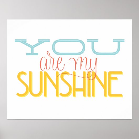 Je bent mijn Sunshine Poster (Voorkant)
