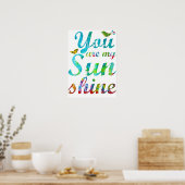 Je bent mijn Sunshine Print (Keuken)