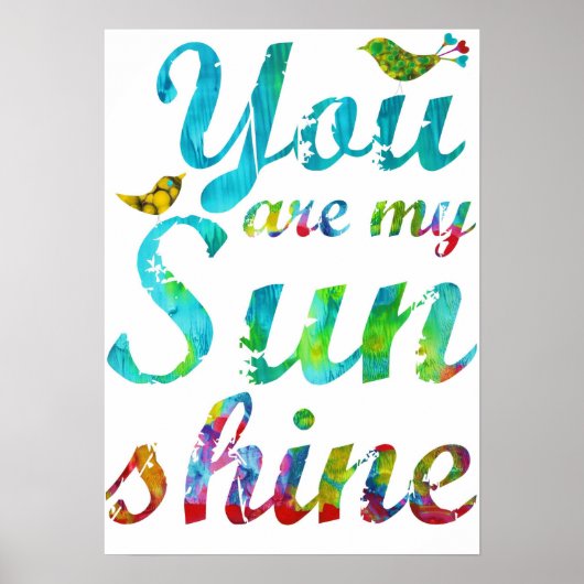 Je bent mijn Sunshine Print (Voorkant)