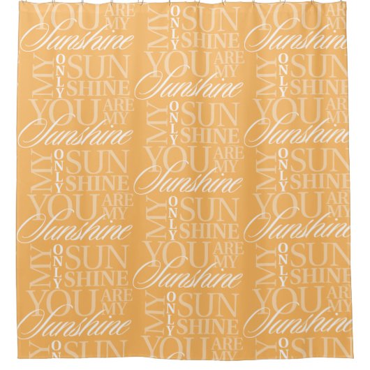Je bent mijn Sunshine Shower Curtain Douchegordijn (Voorkant)