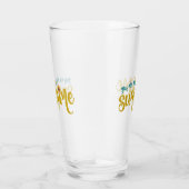 Je bent mijn Sunshine Sunflower Citaat Glas (Rechts)