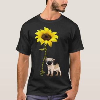 Je bent mijn Sunshine Sunflower Cute Hondenliefheb T-shirt