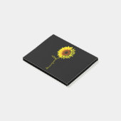 Je bent mijn Sunshine Sunflower Softball Post-it® Notes (Schuin)