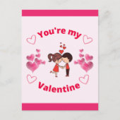 Je bent mijn Valentijn Briefkaart (Voorkant)