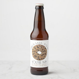 Je bent mijn Verloving van alles-Bagel Wedding Bier Etiket