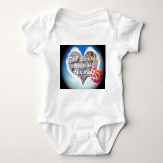 Je bent mijn vogel in de bomen.png romper (Voorkant)