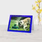 Je bent mijn vriend kaart (Gele Bloem)