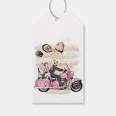 Je bent mijn wereld | Coupure motorfiets Cadeaulabel (Voorkant)