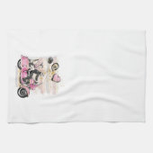 Je bent mijn wereld | Coupure motorfiets Theedoek (Horizontaal)