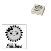 Je bent mijn zon-meisje-zon rubberstempel (Gestempeld)