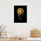 Je bent mijn Zonnebloemzonnebloem. Poster (Keuken)