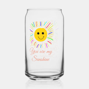 je bent mijn zonnegeel oranje zonnestralen , voeg  blikvorm glas