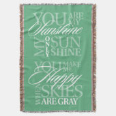 Je bent mijn zonneschijn deken (Voorkant Verticaal)