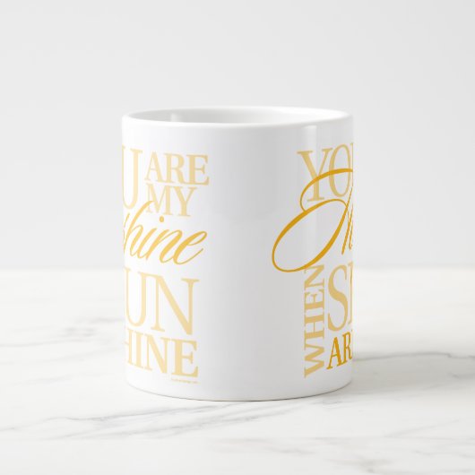 Je bent mijn zonneschijn extra grote mok (Voorkant)