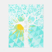 Je bent mijn zonneschijn. fleece deken (Voorkant)