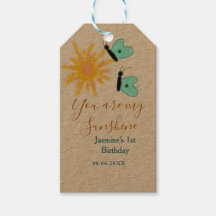 Je bent mijn zonneschijn geel oranje zon blauw bot