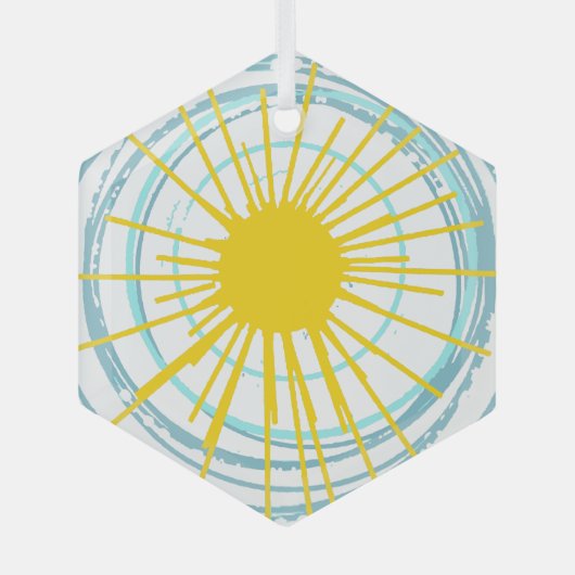 Je bent mijn zonneschijn. glas ornament (Voorkant)