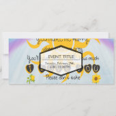 Je bent mijn zonneschijn kaart (Achterkant)