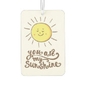 Je bent mijn zonneschijn luchtverfrisser (Achterkant)