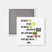 Je bent mijn zonneschijn - magneet (Voorkant / Achterkant)