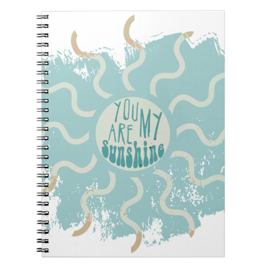 Je bent mijn zonneschijn notitieboek (Voorkant)