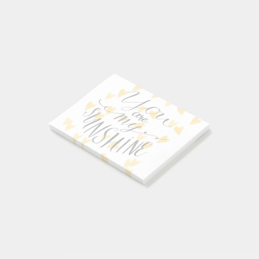 Je bent mijn zonneschijn post-it® notes (Schuin)