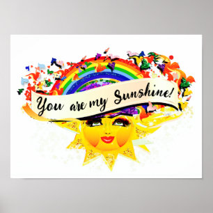 JE BENT MIJN ZONNESCHIJN POSTER