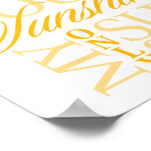 Je bent mijn zonneschijn poster (Hoek)