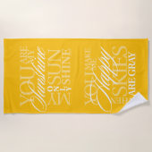 Je bent mijn zonneschijn strandlaken (Voorkant)