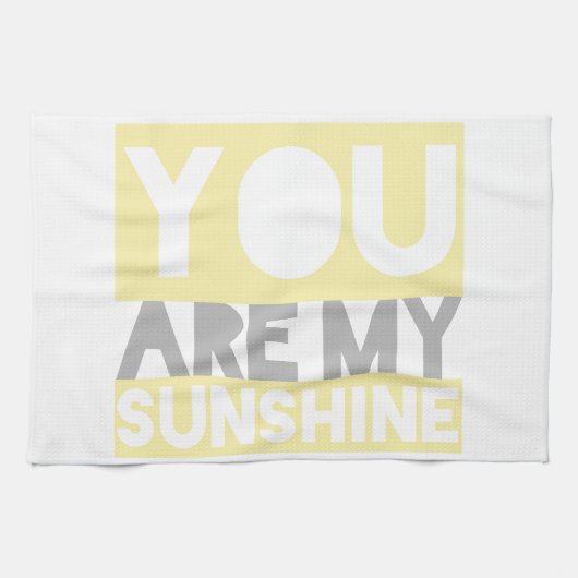 Je bent mijn zonneschijn theedoek (Horizontaal)