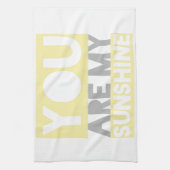 Je bent mijn zonneschijn theedoek (Verticaal)