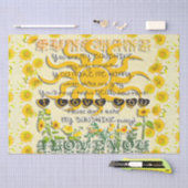 Je bent mijn zonneschijn  tissuepapier (Craft)