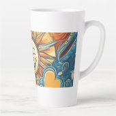 Je bent mijn zonneschijnontwerp latte mok (Rechts)