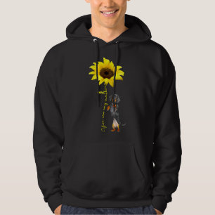 Je bent mijn zonnige Dachshund Funny Dog mama papa Hoodie