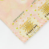 Je bent mijn zonnige hart fleece deken (Hoek)